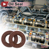 Oil Seal / 2 x 35x62x10mm / Seal Ring Rotary Shaft FKM Rubber Brown