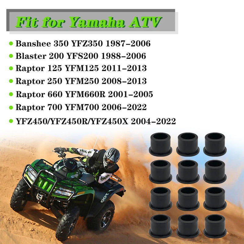 Yamaha Raptor 250 YFM250 YFM250R 12 A Arm Bushings Set (2008–2013)