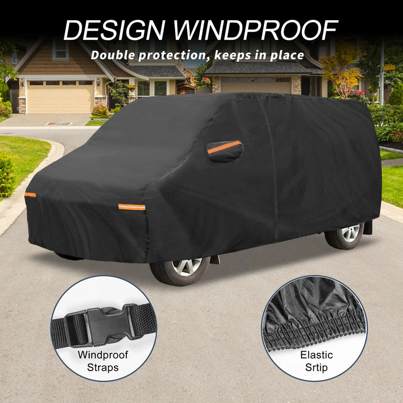 Ford E-Series Car Cover with Left Side Door Zipper (2000-2023)