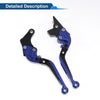 Suzuki GSXR150 (2017-2020) Blue Black Adjustable Brake Clutch Levers
