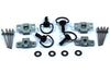 Motorcycle Fairing 4x Dzus Fasteners Black D Anello Quarter Turn