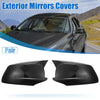BMW 1 x Pair Door Wing Rearview Side Mirror Cover Cap Carbon Fiber Pattern