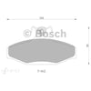Ford EF EL AU Falcon NF NL Fairlane DF DL LTD Rear Disc Brake Pads Set