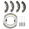 Honda Fourtrax 300 4x4 TRX300FW Front Rear Brake Shoes w Pins (1988–2000)