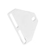 Silver Cruiser Choppers Bottom Mount Headlight Bracket Adapter