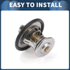 Ford Consul (1972-1974) Silver Tone Engine Coolant Thermostat