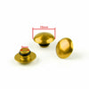 Motorcycle F3 10 x M10 Gold Protective Caps
