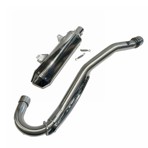200-300cc PIT Trail Quad Dirt Bike Stainless Steel Exhaust Pipe & Muffler