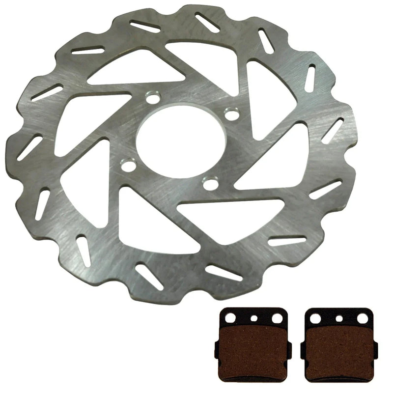 Yamaha Raptor 125 2 x Rear Wave Disc Brake Rotor & Pads (2011–2013)