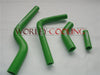 Kawasaki KX250F / KXF250 (2004-2005) Green Silicone Radiator Hose