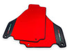 Ferrari 360 Modena with Carbon Fiber Emblem Red Floor Mats (2000-2005)