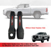 Mitsubishi L200 Triton 2 x Door Catch Handle Covers Matte Black (2024-2025)