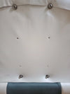Boat Seat Relaxn Reef Series Sports Bucket White/Gun Metal Grey Cross Hatch