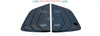 VW Tiguan Glossy Black Rear Window Triangle Louver Cover Trim (2018-2024)
