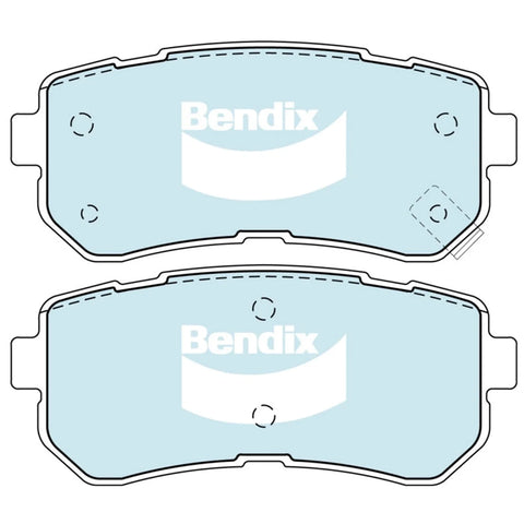 Kia Cerato Rear Disc Brake Pad Set TD 4cyl 2.0L (2009-2013)