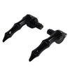 Harley Touring Bagger Black Saddlebag Skull Fingers Latch Handles (2014- )