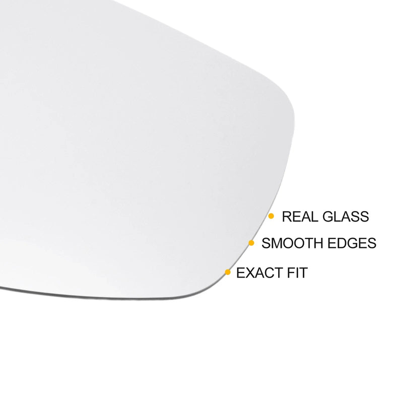Porsche Cayenne Left Side White Mirror Glass w/ Back Heated (2007-2010)