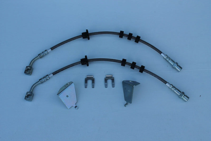 Ford FPV FG SED Single Pot Rear Braided Rear Brake Hoses