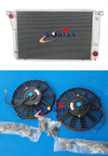 Ford Falcon Ute XG XH 3 Row Aluminum Radiator & Fans (1984-1996)
