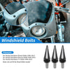 Harley Davidson Street Glide Windshield Bolts Aluminum Black (1996–2013)