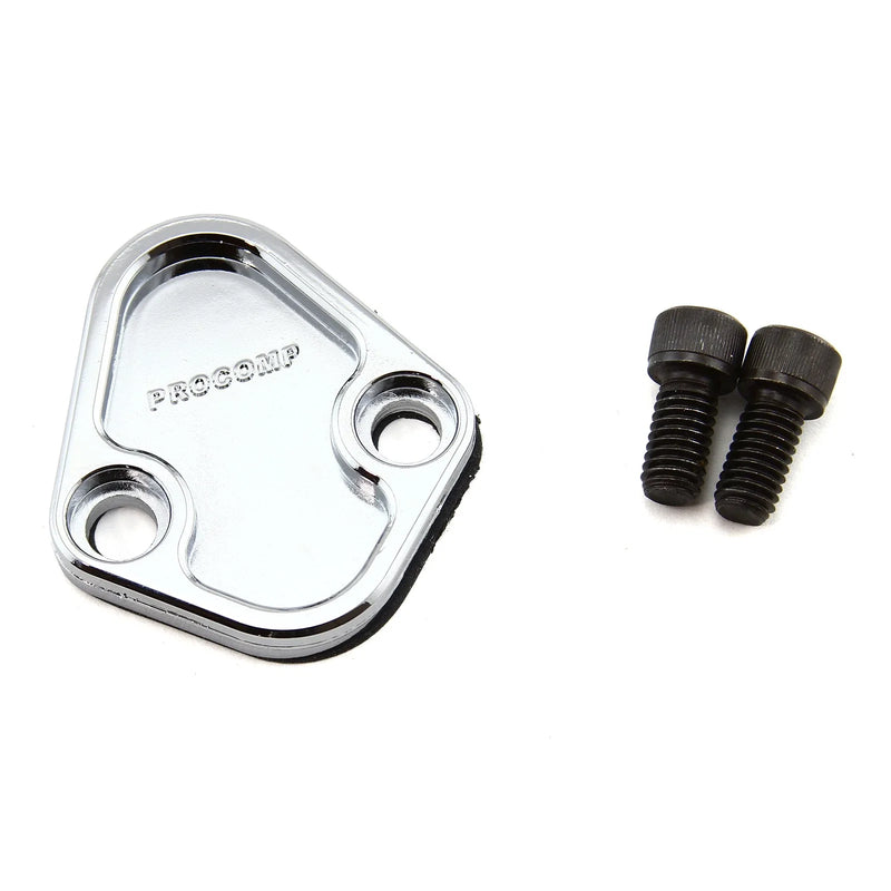 Universal Chevy, Ford, Chrysler Chrome Fuel Pump Block-Off Plate (N/A)