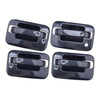 Ford F150 Raptor Carbon Fiber Look Side Door Handle Covers (2017-2023)