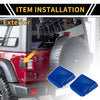 Jeep Wrangler JL JLU (2018-2024) Blue Tail Light Side Cover Trim