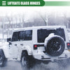 Jeep Wrangler Liftgate Glass Hinge Set (1987-2006)