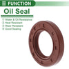 Make Model Oil Seal 25x42x6mm 5 Pcs Seal Ring Shaft Seal FKM Rubber