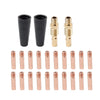 MB 14AK Flux Core Welder 24 x Nozzle Tips Kit (No Year Specified)