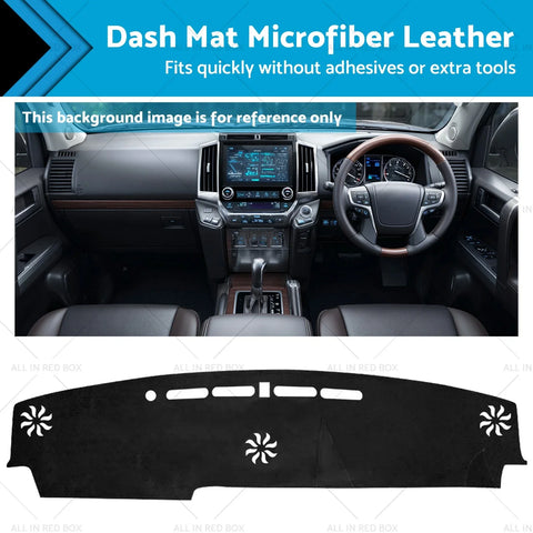 Toyota Prado Dash Mat Cover Microfiber Leather (2018-2023)