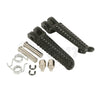 Yamaha YZF R1 Black Left & Right Front Footrest Pegs (1998-2025)