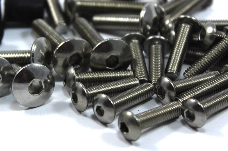 Kawasaki Ninja ZX-6R Stainless Fork Head Screw Wellnut (2009–2012)