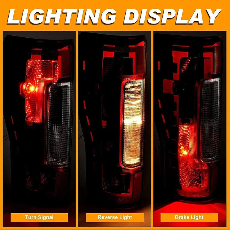 Ford F250 F350 SuperDuty Right Passenger Side Taillight w/Bulb (2017-2018)