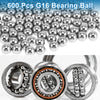 3.5mm Bearing Ball Bearing Steel G16 Precision Ball Silver Tone 600 pcs