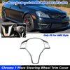Mercedes Benz C-Class 1X Chrome Steering Wheel Trim Cover