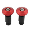 Motorcycle Dirt Bike - Red 7/8'' Handlebar Grips Caps