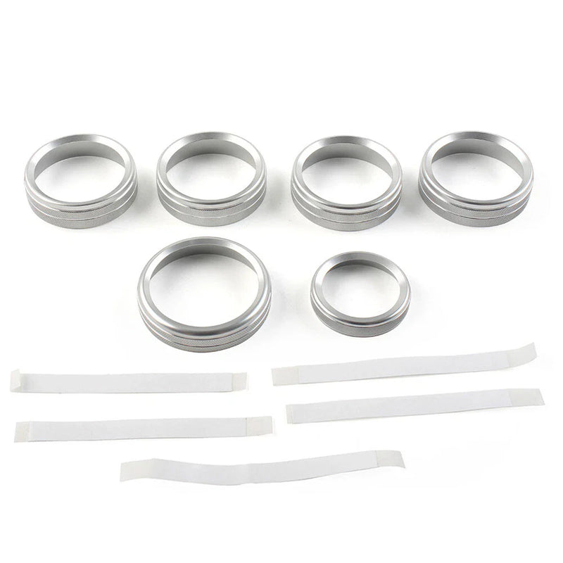 Ford F150 XLT (2015-2020) Silver Air Conditioner Switch Knob Trim