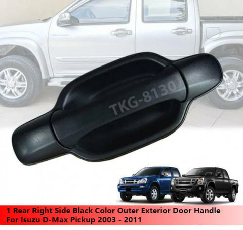 Isuzu Dmax Black Outer Door Handle (2003-2011)