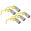 5 x BA9S Car Truck Light Bulb Sockets Holders Connectors w/ Wire