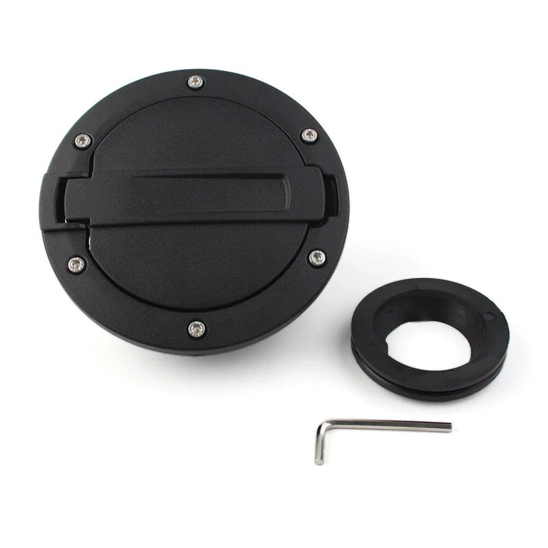 Jeep Wrangler JK Black Fuel Filler Door Cover (2007-2017)