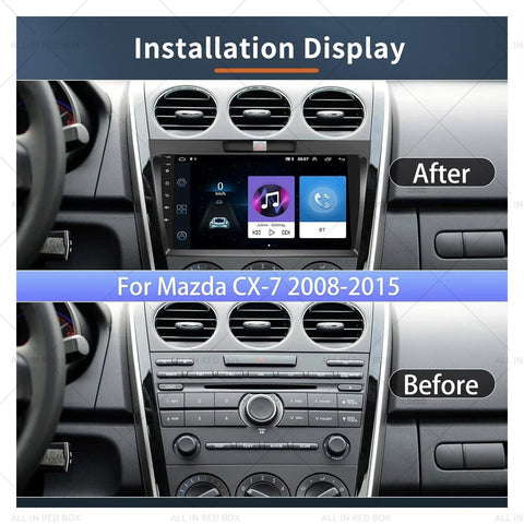 Mazda CX-7 9'' Touch Screen Android 13 Bluetooth In-Dash Unit (2008-2015)