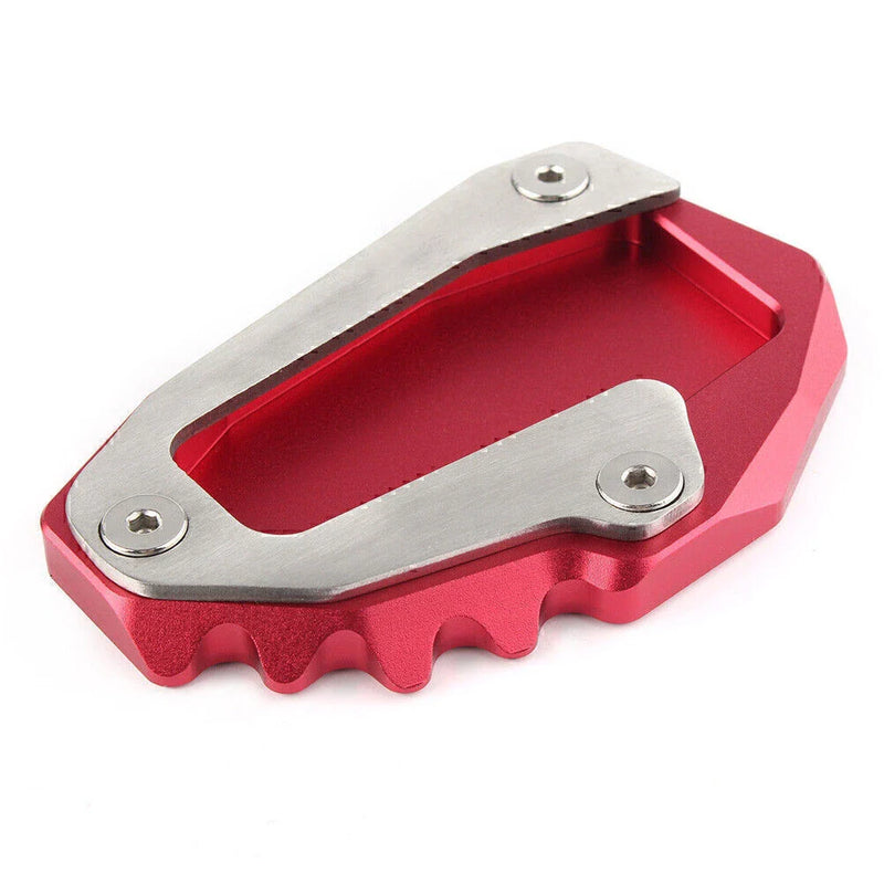 Ducati MTS1100, MTS1200, MTS950 Red Kickstand Foot Plate Pad (2003-2023)