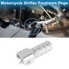 Suzuki RMZ Silver Tone Motorcycle Shifter Footrests Pegs