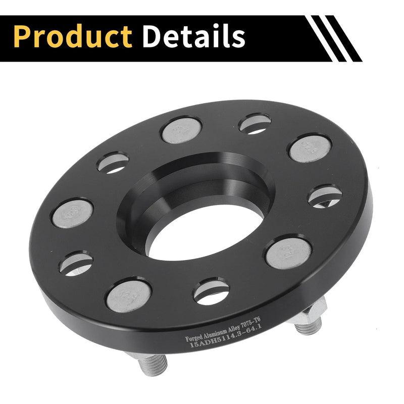 Honda CR-V, Odyssey 2 x 5x114.3mm Wheel Spacers 64.1mm M12x1.5 (2007-2023)