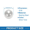 7.9mm 100 Pcs Bearing Ball Steel G16 Precision Ball Silver Tone
