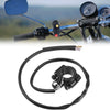 Motorcycle 7/8" Handlebar Switch Assembly with Connector Aluminum Alloy Black