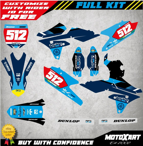 Yamaha YZF 450 Graphics Kit BOOST STYLE Stickers (2014-2017)