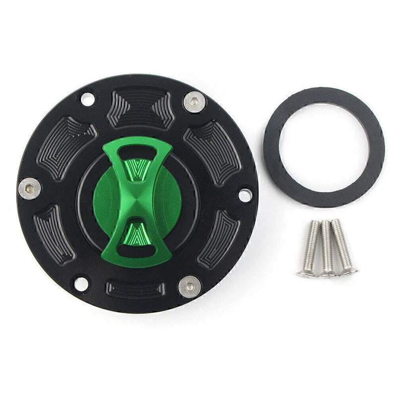Kawasaki Ninja 250R EX250, EX300 Fuel Gas Tank Cap Cover (2008-2012)