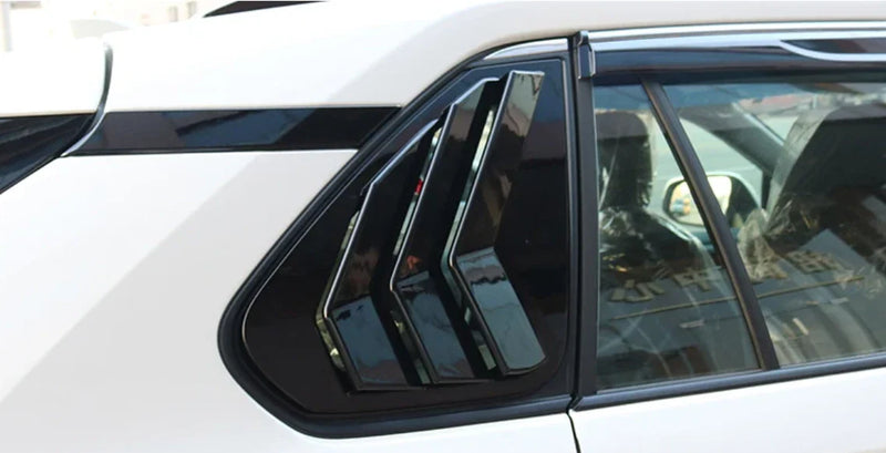 Toyota RAV4 Rear Window Side Louver Cover Trim (2019-2023)